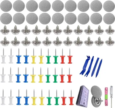 Produktbild von Auto Dachhimmel Reparatur Set, 240 Stück Auto Himmel Reparaturset, Auto Himmel Befestigung, Auto Reparatur Nieten für Fahrzeugpflege und Reparatur