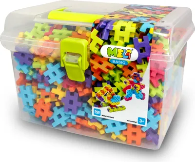Produktbild von Meli Basic Travel Box Bauklötze 500 Stück.