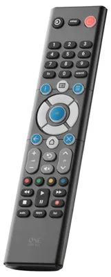 Zdjęcie produktu dla One For All TV Replacement Remotes URC1211, TV, Podczerwień, Naciśnij przyciski, Czarny