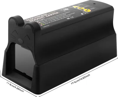Image de Piège à rats électrique, haute tension, double alimentation, couleur noire