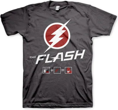 Produktbild von The Flash Riddle T-Shirt - Small - Dark-Grey