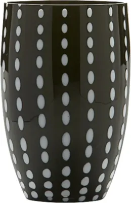 Produktbild von ZAFFERANO Perle Set 6 Gläser Tumbler Schwarz