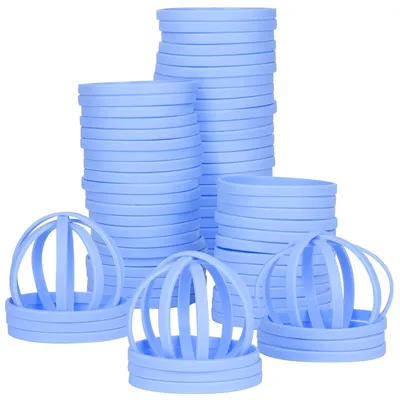 Produktbild von Set mit 50 Silikon-Armbändern für Kinder, 18 cm