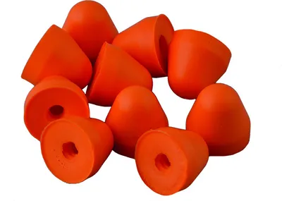 Produktbild von PRO FIT Proflex Ersatz-Gehörschutzstöpsel – Ohrstöpsel für den Gehörschutzbügel Proflex 24, Lärmschutz, Earplugs zur Geräuschdämmung - Orange -10 Paar