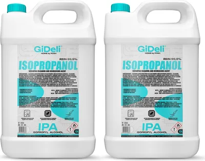 Obrázok produktu pre Izopropanol 10 l 99,9 % IPA čistiaci alkohol odmasťovač pre elektroniku GiDeli