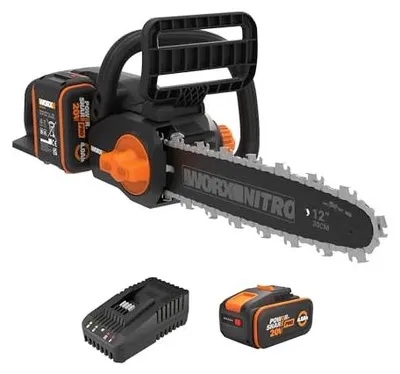 Produktbild von WORX Wg350e 20V Akku-Kettensäge, 30cm Führungsschiene