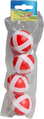 Obrázok produktu pre Vonkajšie náhradné gule pre hádzanú, 4 kusy, priemer 4,5 cm. Náhradné gule pre hádzané terče 74607756 a 74607764