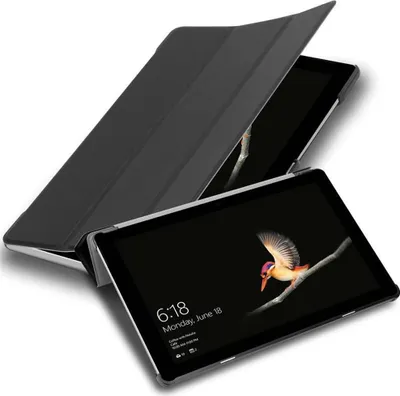 Produktbild von Cadorabo Hülle für Microsoft Surface GO Tablet Hülle in Schwarz Schutzhülle Etui Case Tasche Cover