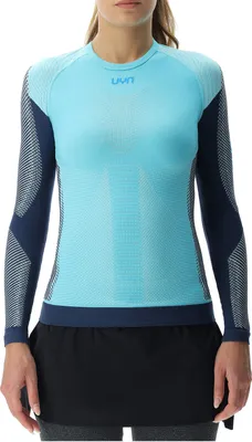 Produktbild von UYN Running PB42 langarm Laufshirt Damen blue radiance/peacot XL