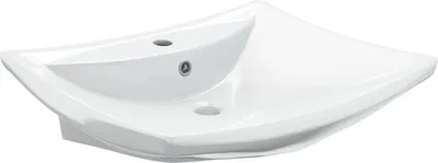 Immagine prodotto di vidaXL Lussuoso lavabo rettangolare in Vetroceramica con troppopieno e foro per rubinetto
