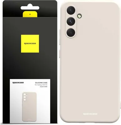 Image de Coque en silicone SPACECASE Coque en silicone pour Galaxy A54 5G Beige