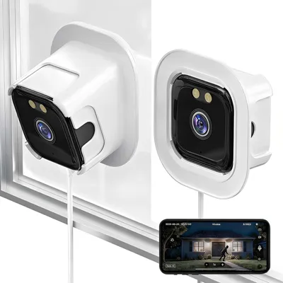 Immagine prodotto di Telecamera di sicurezza per interni - Telecamera per finestra - 2K - Visione notturna AI e rilevamento del movimento