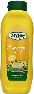 Zdjęcie produktu dla Develey majonez 80% kremowy łagodny w opakowaniu 4x875ml