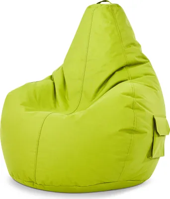 Produktbild von Green Bean® Sitzsack mit Rückenlehne "Cozy" 80x70x90cm - Gaming Chair mit 230L EPS Perlen Füllung - Hellgrün
