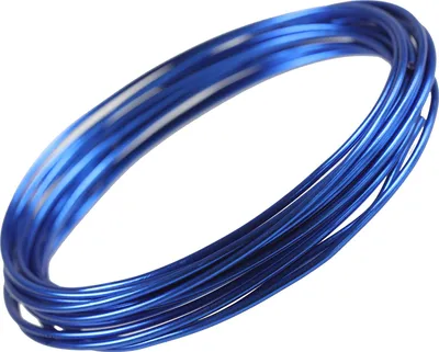 Aludraht Aluminiumdraht, 2 mm blau