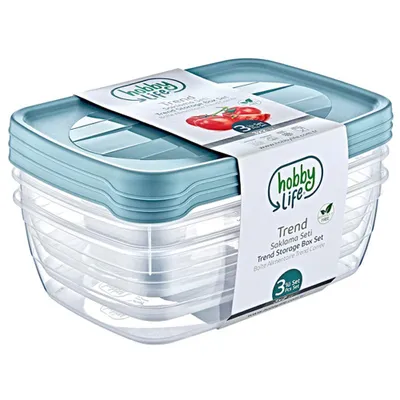 Image de Orion Récipients alimentaires avec couvercle SET 3 pièces 2l