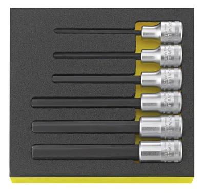 Obrázok produktu pre STAHLWILLE 96838117, Súprava zásuvky, 6 hlava/hlavy, 175 mm, 175 mm, 900 g