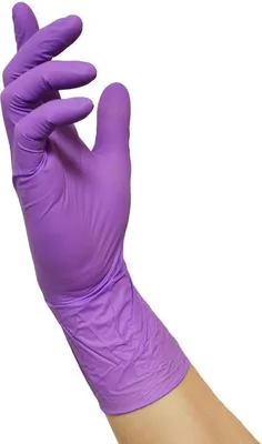 Produktbild von 1000 Nitras PROTECT 300 Nitrilhandschuhe | Gr. M | violett | Einweghandschuhe
