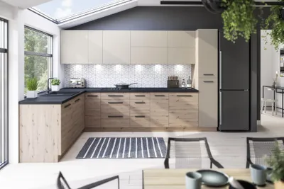 Produktbild von Küchen L Zeile Moderne Küchen Küchenzeile Hängeschrank Schrank Schränke Küche