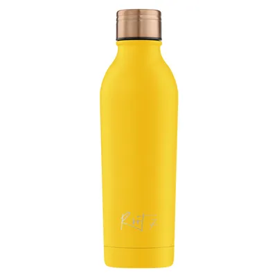 Immagine prodotto di Root7 - Bottiglia thermos in acciaio inox 500ml OneBottle - Bottiglia termica in acciaio inox, chiusura ermetica, bottiglie termiche - bottiglia termica a prova di perdite giallo