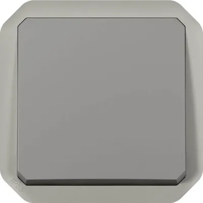 Produktbild von Legrand PLEXO New Einsatz, Feuchtraum Aufputz Kreuzschalter, IP55 grau, 069521L