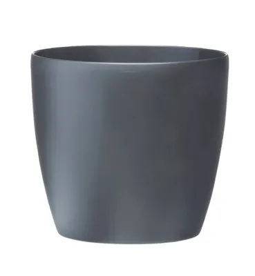 Produktbild von Elho Brussels Rund 18 - Blumentopf - Weiss - Innen - Ø 18.3 x H 16.8 cm