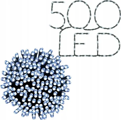 Produktbild von Weihnachtsbeleuchtung 500 Led Kaltweiss Ip44 32M Für Weihnachtsbaum Und Garten