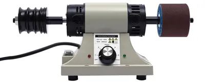 Produktbild von Lederpoliermaschine - Elektrischer Kantenpolierer - 350 W - 0–8000 U/min - EU-Stecker - Körnung 120/180/320 - Weiß