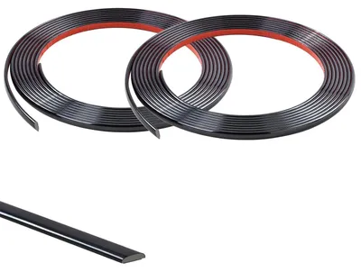Productafbeelding van Zelfklevende sierstrips, zwart, 10 meter, 8 mm breed, geschikt voor tegels en muren