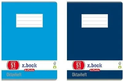Produktbild von Herl Oktavheft liniert bu             A6