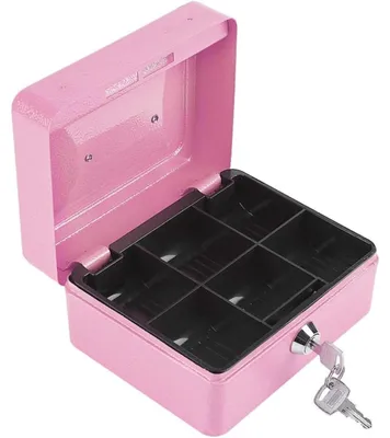 Produktbild von Sicherheitsbox - Stahlschlüsselsafe - 6 Fächer - Kompakt und Leicht - Ideal für Zuhause und Büro - Inklusive 2 Schlüssel - Geldsafe