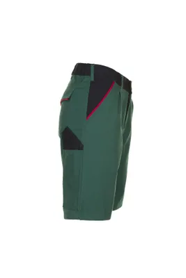 Productafbeelding van Planam Highline shorts, groen/zwart/rood, maat XXL, artikelnummer 2375060