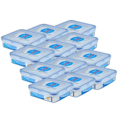 LocknLock Vorratsdosen 6er Set – Frischhaltedosen 600 Ml, Luftdicht, Für Gefrierfach & Mikrowelle, Meal-Prep Geeignet