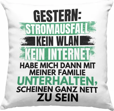 Produktbild von Trendation - Lustige Gamer Deko-Kissen mit Füllung 40x40 Zocker Geschenk Gamer Gamergirl Geschenkidee Geburtstag (Grau)
