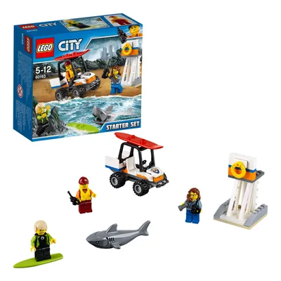 Zdjęcie produktu dla LEGO City Coast Guard Starter Set, Zestaw do budowania, 5 lat(a), 76 szt., 90 g