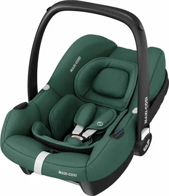 Produktbild von Maxi-Cosi CabrioFix i-Size, Federleichte Babyschale (nur 3,2kg), Kindersitz inkl. Sonnenverdeck & Neugeborenen Einlage, 0-12 kg, Essential Green