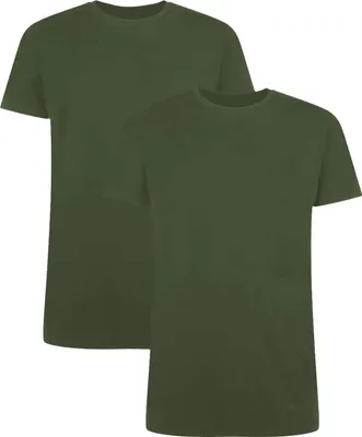 Produktbild von Bamboo Basics T-Shirt Ruben - Army Green - 2-Pack, Farbe:Army Green, Größe:M