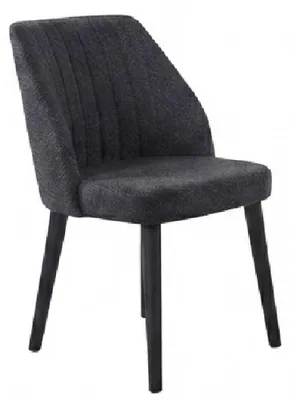 Obrázok produktu pre Stôl, jedálenská stolička, sivá, čierna, moderný dizajn, elegantná, čalúnená, kuchynská stolička