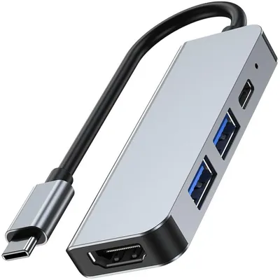 Image de Tech-Protect V2-Hub Adapter 4In1 Gris