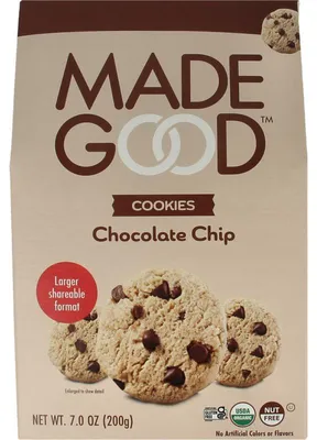 Productafbeelding van Madegood Crunchy Cookies Chocolate Chip (200 gr)