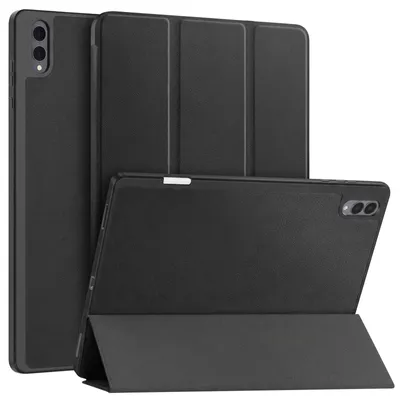 Image de Avizar, coque pour Samsung Galaxy Tab S12 Plus avec fonction support et porte-stylet, noire