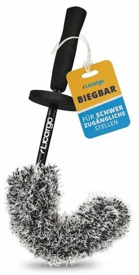 Image de Brosse flexible en microfibre pour jantes en aluminium, voiture