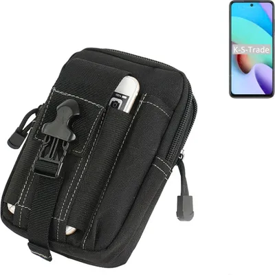 Produktbild von K-S-Trade Gürtel Tasche kompatibel mit Xiaomi Redmi 10 2022 Gürteltasche Holster Schutz Hülle Handy Hülle Smartphone outdoor Handy-Hülle schwarz