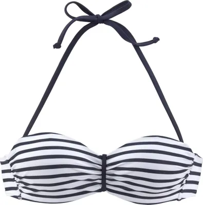 Produktbild von VENICE BEACH Bügel-Bandeau-Top C navy-white s 40/C