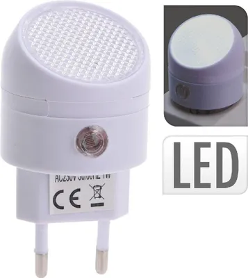Productafbeelding van LED-nachtlamp met schemersensor, 1W, automatische aan- en uitschakeling