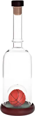 Produktbild von Geschenkflasche Basketball Präsent 350ml leer