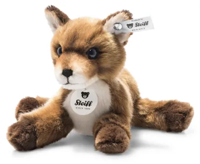 Immagine prodotto di Steiff 074035 Foxy, volpetto di peluche, 19 cm, marrone