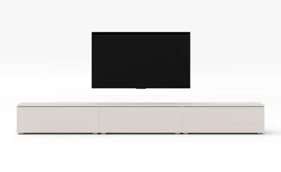 Produktbild von AX LIVING Stehendes TV Board beige Loriano TV Bank 3x100 cm Kaschmir