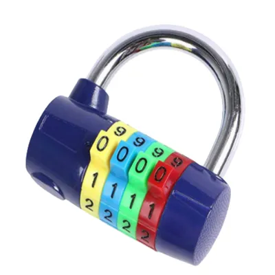 Obrázek produktu pro INF Robustní kombinační zámek Modrý