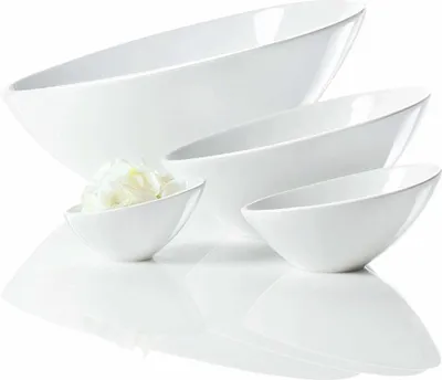 Image de ASA Vongole Coupe asymétrique, blanche L. 32,5 cm 91053005